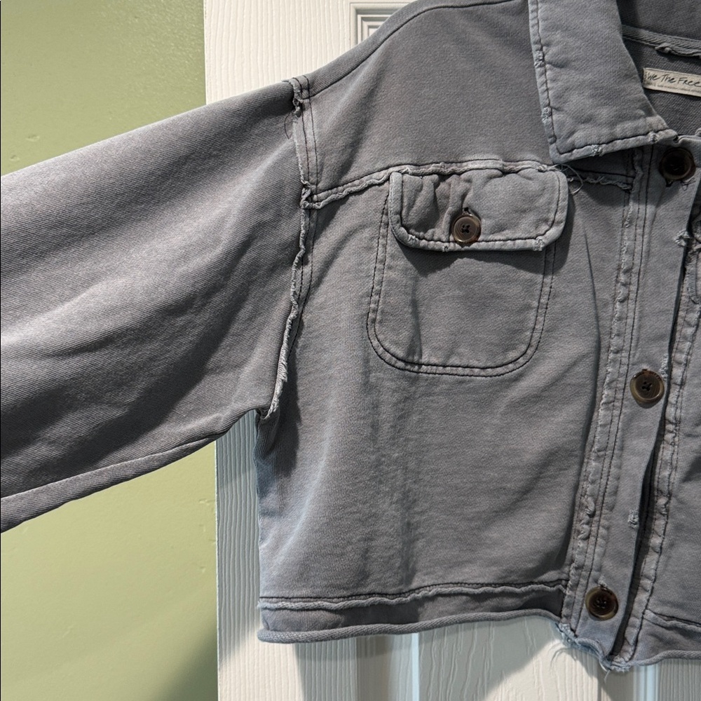 We The Free Cropped Shacket - Picture 6 of 12